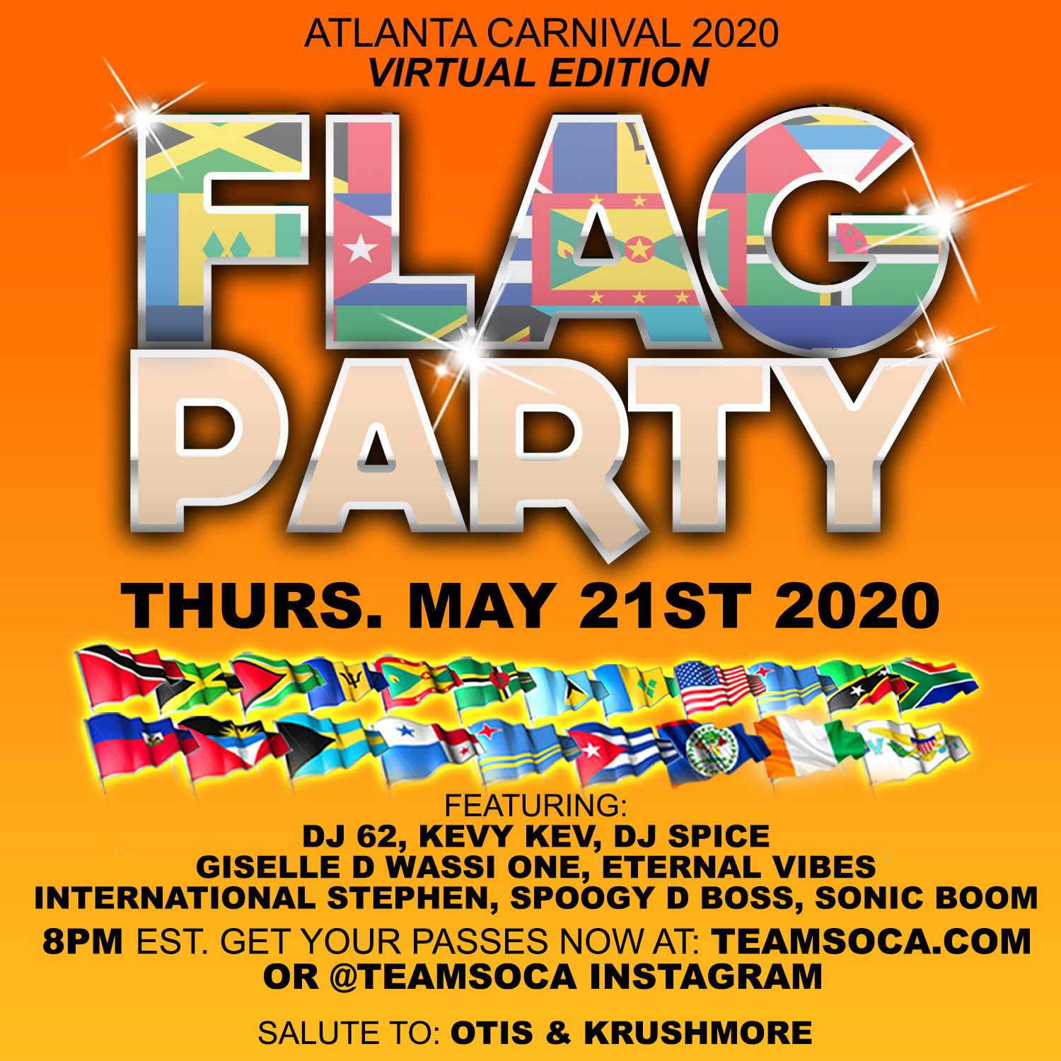 ATLANTA CARNIVAL 2020 FLAG PARTY VIRTUAL EDITION Caribbean Life News